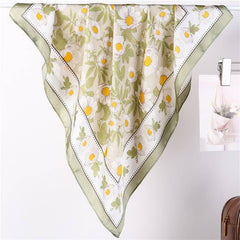 Spring Meadow Daisy Silky Feel Banada Scarf