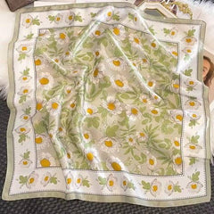 Spring Meadow Daisy Silky Feel Banada Scarf