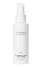 Vivant toner bottle with 'WWD' feature badge on a white background