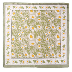 Spring Meadow Daisy Silky Feel Banada Scarf