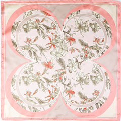 Lilies & Wildflowers Silk-Feel Scarf