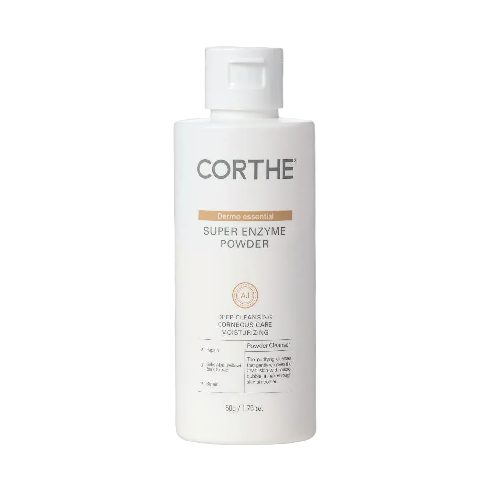 Corthe Super Enzyme Powder bottle on a white background