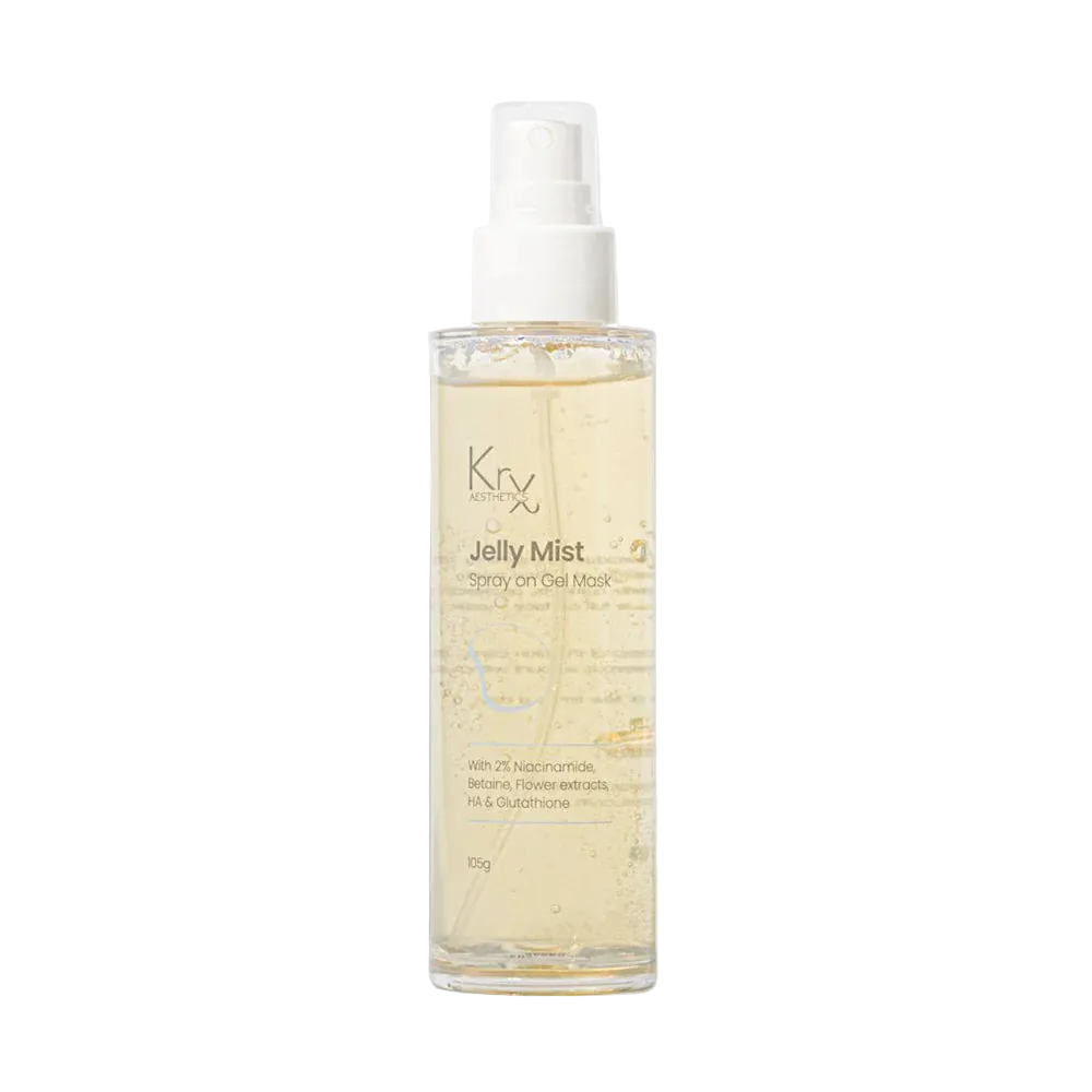 Krx Jelly Mist bottle on a white background