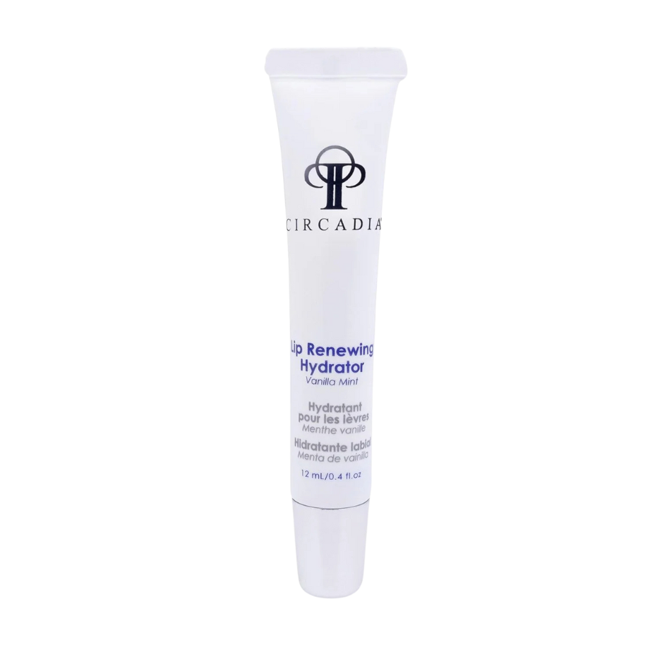 Circadia lip balm tube on a white background